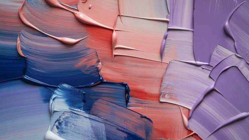 Des couches trop épaisses trop tôt en peinture acrylique