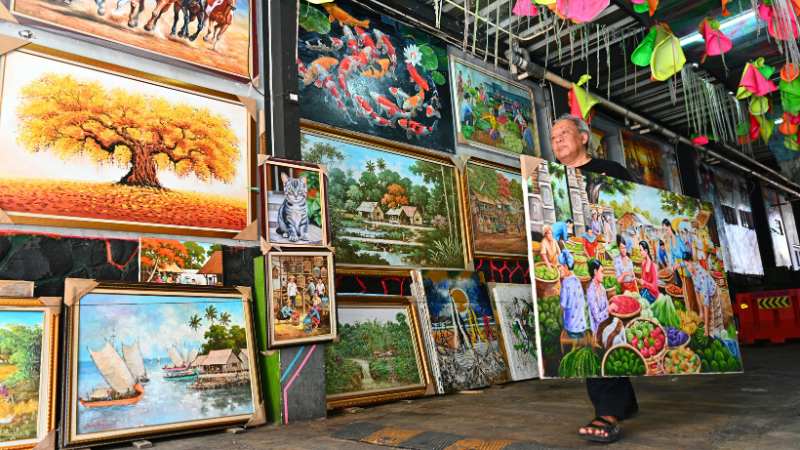 Des tableaux d'artistes occidentaux