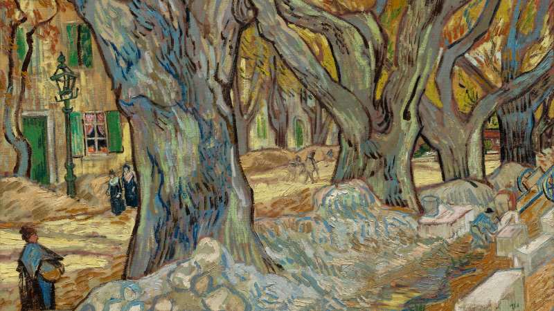 La Route aux Alyscamps de Van Gogh
