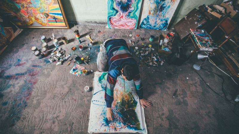 Le drip painting de Pollock