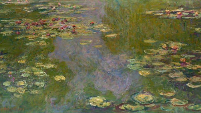 Un tableau de Monet qui montre l'harmonie des couleurs