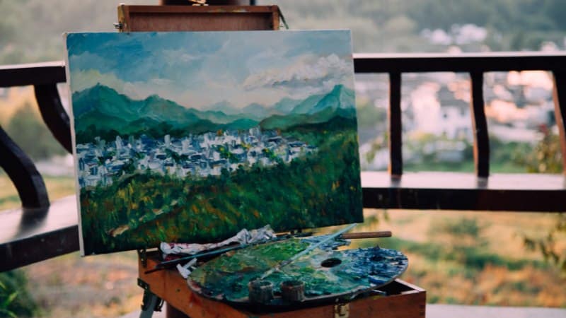 Un travail des contrastes dans un paysage