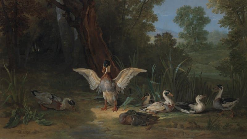 Une peinture de Jean Baptiste Oudry
