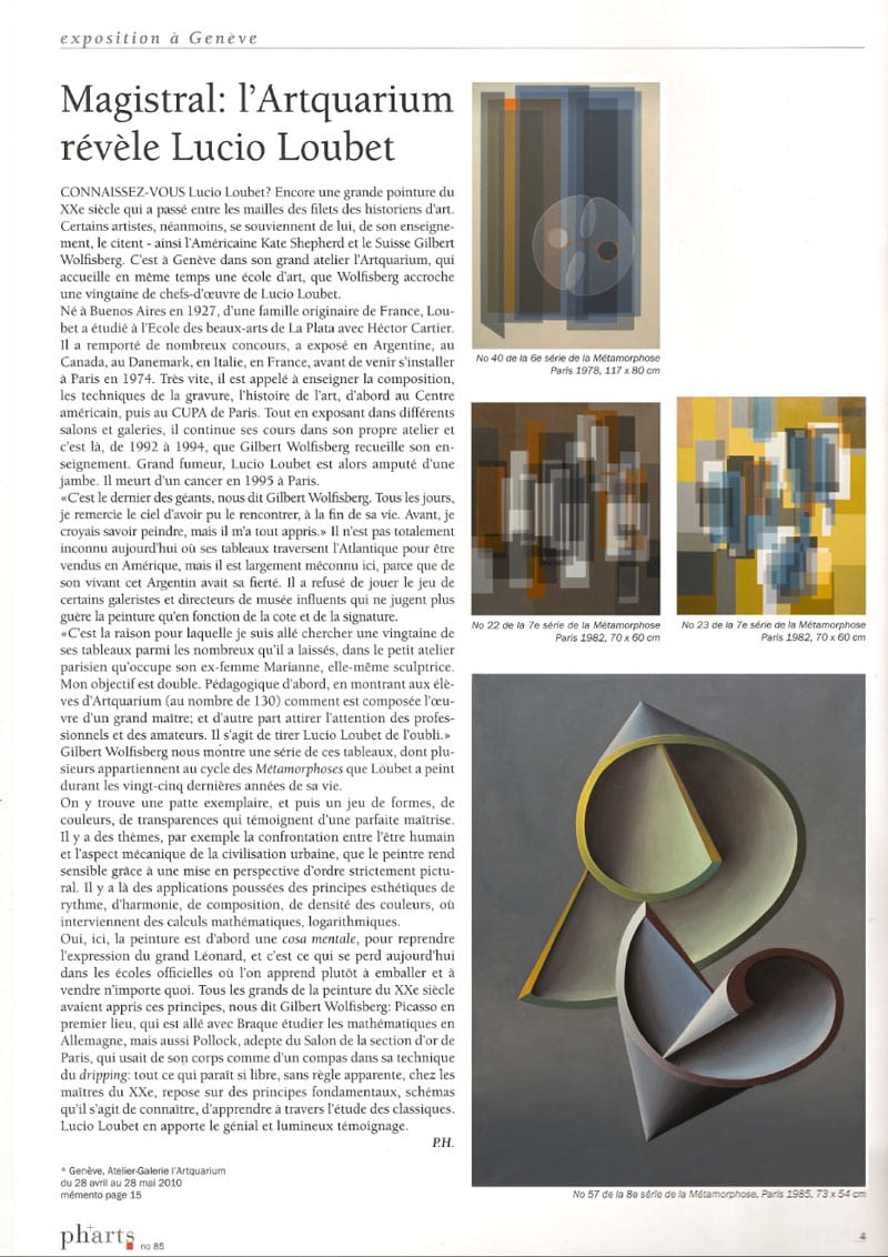 Magistral : L’Artquarium révèle Lucio Loubet