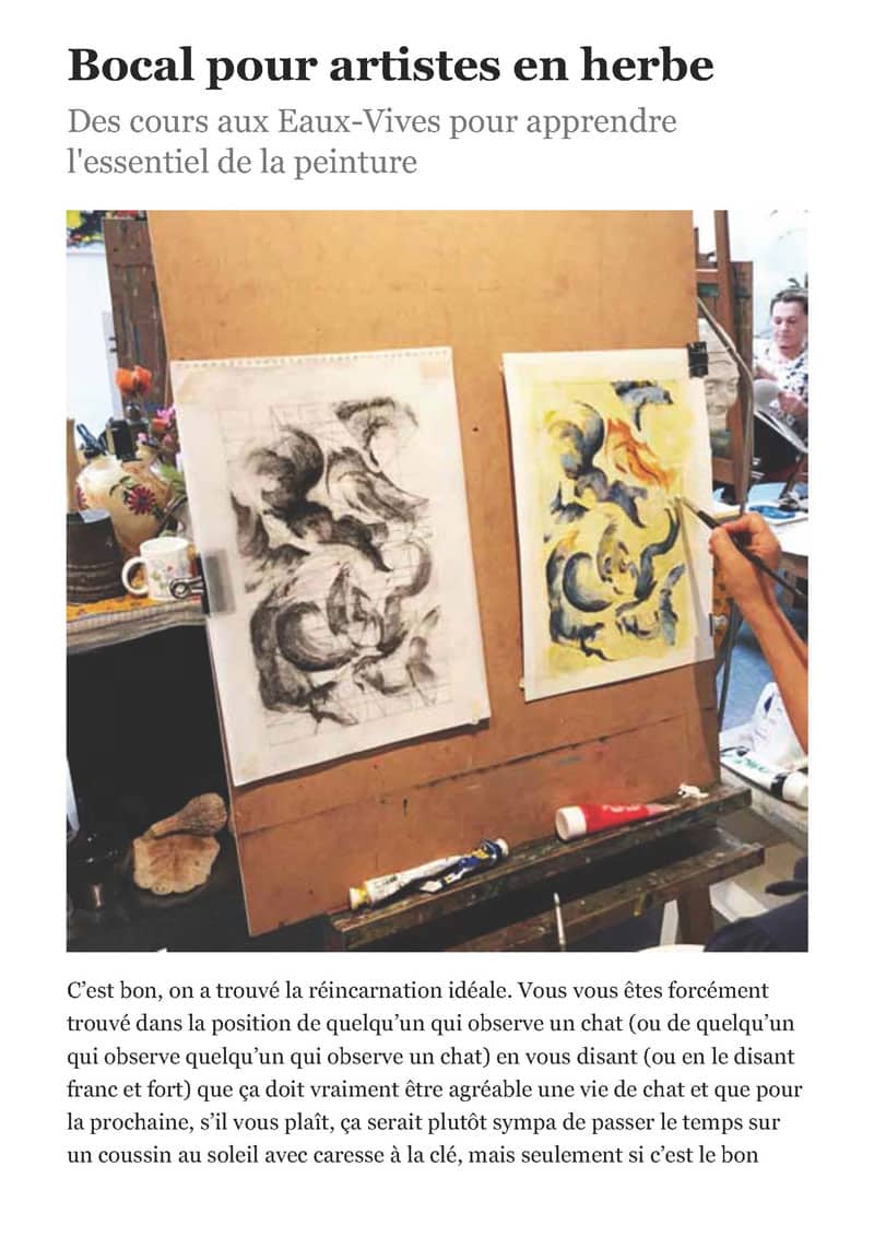 Un bocal pour artistes en herbe