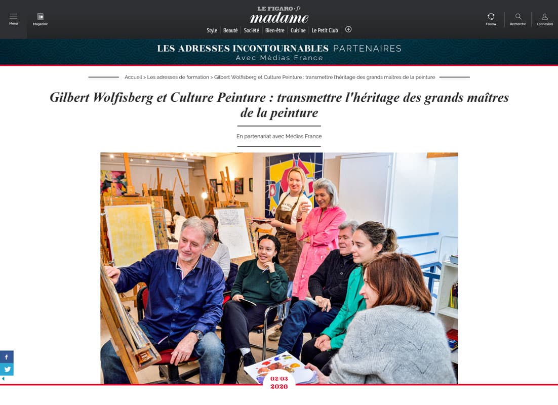 Gilbert Wolfisberg et Culture Peinture